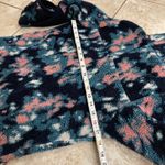 The North Face Womens Fleece Hoodie Pullover caPrint Navy Pink Blue campshire Photo 7