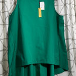 Melissa Paige  Vibrant Green Sleeveless Blouse Photo 0