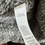 Women’s size small 4/6 gray cropped Sherpa jacket Photo 1