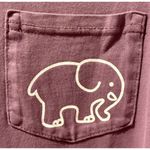 Ivory Ella  Womens Long Sleeve Pocket T Shirt Elephant Mauve Purple Small Photo 1