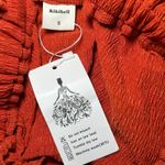 NWT Kikibell Orange Maxi Dress V Neck Flutter Sleeve, Tiered, Flowy, Boho Small‎ Photo 4