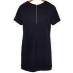 Forever 21 Black Textured Short Sleeve Mini Dress Size Small Relaxed Fit Chic Photo 2