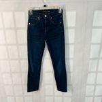 Veronica Beard Debbie Ankle-Crop Skinny Jean Dark river Blue Jean size 23 or 000 Photo 2