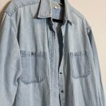 Ann Taylor Vintage Denim oversize Button up shirt Photo 1