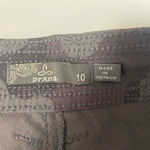 prAna  Size 10 Charcoal Camo shorts organic Olivia $89 Photo 2