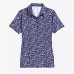 Vineyard Vines Palmero Nautical Golf Polo Shirt Navy Blue Women's Size M NWOT Photo 0