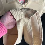 Edikted  Button-Up Romper Jumpsuit Beige Photo 6