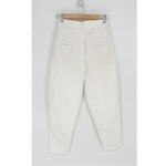 Levi's  Pleated Balloon Leg Pants High Waisted Cropped in White Women's 25 Photo 5