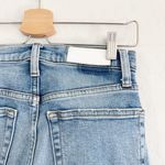 RE/DONE 70s Stove Pipe High Rise Straight Crop Jeans in Light Stone Size 26 Photo 8