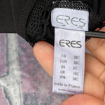 ERES black lace trimmed body suit size 36B Black Photo 5