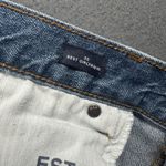 Gap  Best Girlfriend Jeans Womens 30 Blue Medium Indigo Distressed Denim Jeans Photo 7