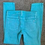 joe's jeans skinny ankle teal aqua marine jeans size 28 Photo 3