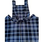 Hot Topic Harry Potter Ravenclaw Plaid blue black Skirtall Adjustable straps M Photo 15