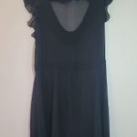 Olsenboye  Black Sheer Tunic Top Photo 3