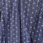 Lands End Fleece Zip Neck‎ Jacket Blue White Women’s Large Gorpcore Ski Lodge Photo 4