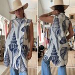 Stella McCartney  Andrea Sleeveless Silk Conch Shell Dress Size 42 EU (8 US) Photo 3