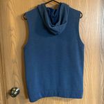 Nobull Women’s Microplush Hooded Sleeveless Sweatshirt in Steel Blue Small Photo 7