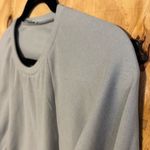 Paper Crane  Gray Cropped Sweatshirt Sz S Ballet Photo 1