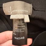 Anthropologie  Black Knit Cropped Wide Leg Pants Photo 2