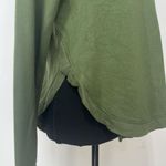 JoyLab Crew Neck Active Sweatshirt Thumbholes Size XS Women’s Green Photo 3