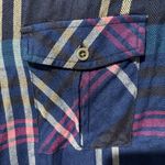 Rails Free People Short Sleeve Button Down Flannel Shirt Photo 3