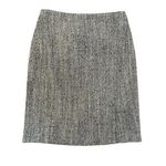 Brooks Brothers blue & white tweed wool blend pencil skirt size 2 Photo 0