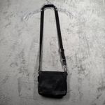 Coach  Swingpack Crossbody Bag Black Leather Turnlock Pocket Adjustable Strap Photo 2