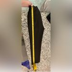 Etiquette Boutique Paperbag High Rise Stretch Rayon Pants Small Ankle Long Black Photo 9