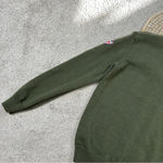 Rossignol Women’s 100% Virgin Wool Turtleneck Knit Sweater in Dark Kaki Green M Size M Photo 9
