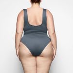 SKIMS Gunmetal Swim One Piece Photo 3
