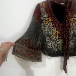 Alice + Olivia Elaina Abstract Printed top & ATHENA FLARED WIDE LEG PANT SET Photo 11