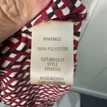 Max Studio  Cream/Red Geo Print  Maxi Dress Size Small NWT Photo 9