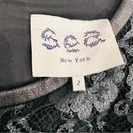 Sea NY Lace and Leather Mini Dress Black Size 2 Photo 7