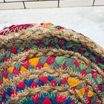 ShiraLeah Round Crossbody Bag Jute Colorful Woven Shoulder Bag Tan Photo 4