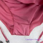 Seafolly NEW Ruffled Side-Tie Hipster Bikini Bottom Swimwear in pink, US size 8 Photo 3