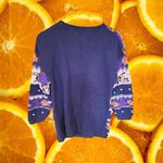Vintage Vivian Wang Kitty Hawk Blue Design Sweater Size Small Blue Photo 3