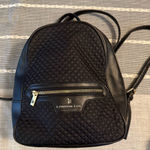 London Fog  Quilted Black Backpack Photo 0