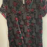 Carolina belle Montreal black floral dress, size 4 Photo 2