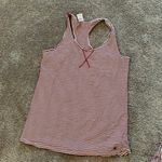 Calvin Klein  Red White Striped Tank & Shorts Pajama Set SIZE S Photo 1