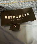 NEW Retrofete Blue Denim Strapless Sleeveless Mini A Photo 2