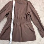 Athleta  Brown Long Sleeve V Neck Tunic Top Women‎ Size M Outdoor Hiking Gym Photo 2