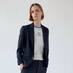 Urban Outfitters  T-shirt Pabst Blue Ribbon Beer Ringer Tee SMALL Photo 2