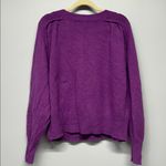 CAbi  Luxury Pullover Purple Sweater Women’s Medium V-Neck Soft Knit Photo 4
