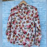Sézane Pierro Shirt Bouquet De Rose size 34/4 Photo 2