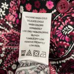 Jessica London New  Paisley Print Button Down Shirt Black Pink Size 12W Photo 13