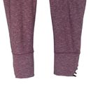 prAna  Dark Heathered Pink Athletic Cut Out Cropped Running Leggings Women Sz S Photo 3