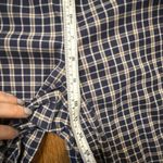 Brooks Brothers  stretch  navy plaid crop pant size 8 Photo 5