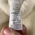 J.Crew  Cable‎ Fuzzy Crewneck Sweater Grey Cream XXS Photo 7