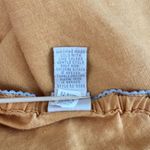 J.Jill Skirt Womens 8 Orange Blue Embroidery Linen Cottagecore Boho Grunge Photo 9