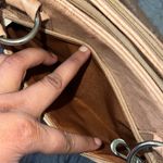 Women’s satchel bag, EUC Tan Photo 14